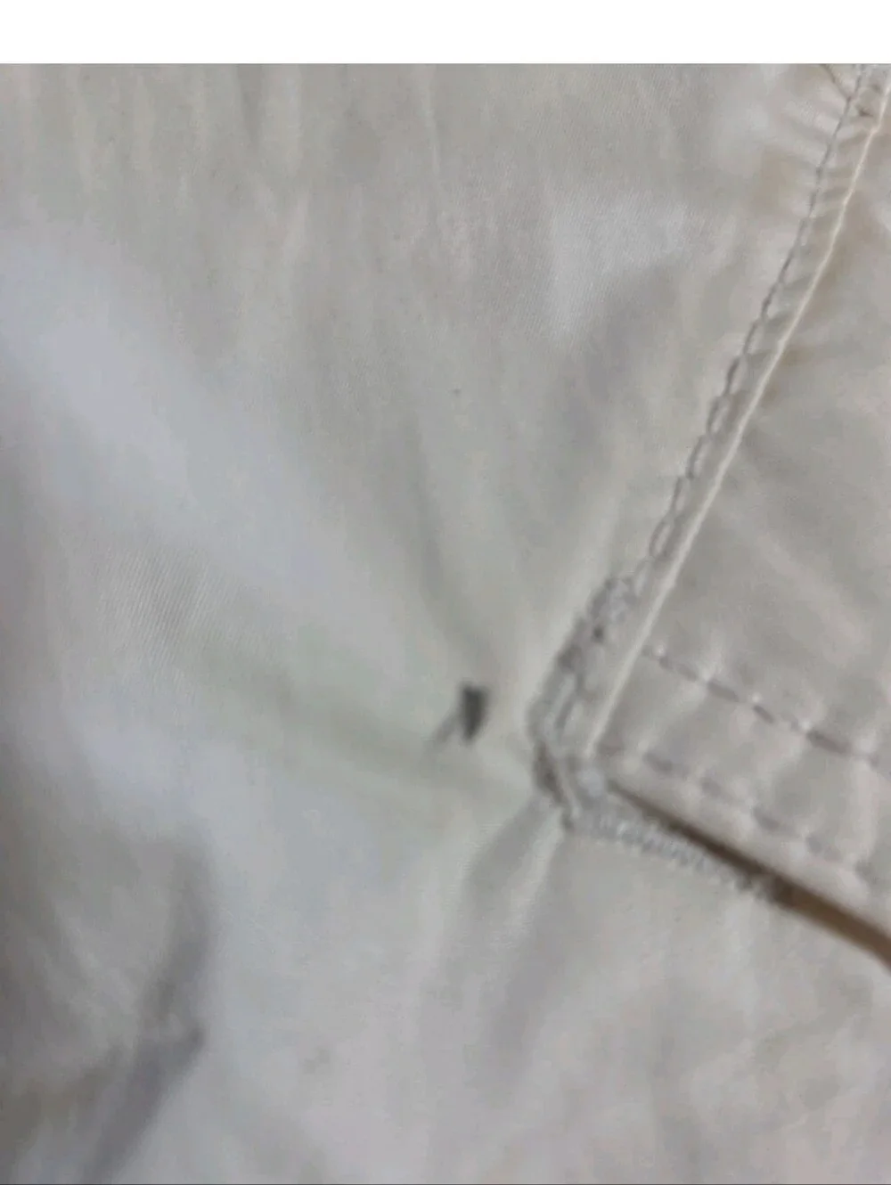 Old Navy Womens Plus 3X cream satin puffer jacket with a faux fur trimmed  Hood